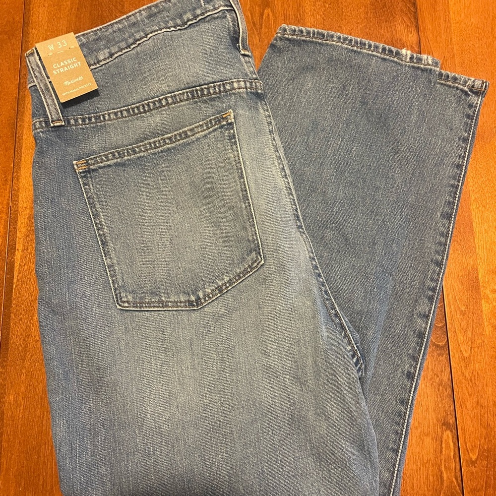 Madewell Classic Straight Jeans - NWT